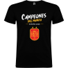 Camiseta infantil Campeones del Mundo