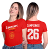 Camiseta de mujer Campeones del Mundo