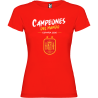 Camiseta de mujer Campeones del Mundo