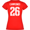 Camiseta de mujer Campeones del Mundo