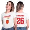 Camiseta de mujer Campeones del Mundo