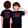 Camiseta infantil España Campeona