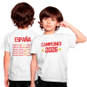 Camiseta infantil España Campeona