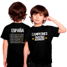 Camiseta infantil España Campeona