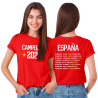 Camiseta de mujer España Campeona