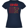 Camiseta de mujer España Campeona