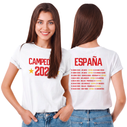 Camiseta de mujer España Campeona