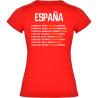 Camiseta de mujer España Campeona
