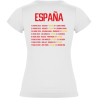 Camiseta de mujer España Campeona