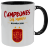 Taza con interior y asa de color Campeones del Mundo