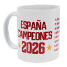 Taza blanca España Campeona