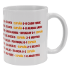 Taza blanca España Campeona