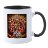 Taza con interior y asa de color Copa del Mundo