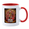 Taza con interior y asa de color Copa del Mundo