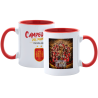 Taza con interior y asa de color Copa del Mundo
