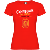 Camiseta de mujer Campeones del Mundo