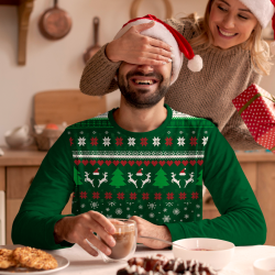 Jersey navideño Copos de Nieve