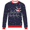 Jersey navideño tallas grandes Ho Ho Ho