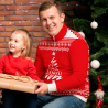 Jersey navideño con cremallera tallas grandes Feliz Navidad