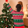 Jersey navideño Bastones de Caramelo personalizado