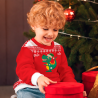 Jersey infantil navideño Feliz Navidad personalizado