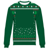Jersey infantil navideño Copos de Nieve personalizado