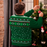 Jersey navideño tallas grandes Copos de Nieve personalizado