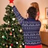 Jersey navideño con cremallera Renos personalizado
