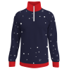 Jersey navideño con cremallera Ho Ho Ho personalizado