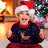 Jersey infantil navideño Ho Ho Ho personalizado