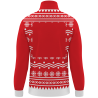 Jersey navideño con cremallera tallas grandes Feliz Navidad personalizado