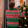 Jersey navideño con cremallera tallas grandes Bastones de Caramelo personalizado