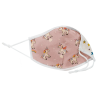 Mascarilla algodón orgánico reversible grande unicorn pink  y star homologada con protección +90%