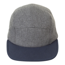 Gorra de visera plana bicolor personalizada