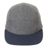 Gorra de visera plana bicolor personalizada