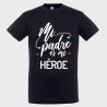 Camiseta Día del Padre: mi padre es mi héroe