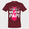 Camiseta Día del Padre: feliz para el mejor papi