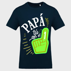 Camiseta Día del Padre: papa tú eres el número 1