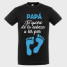 Camiseta Día del Padre: te quiero de la cabeza a lo pies