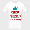 Camiseta Día del Padre: te mereces un monumento