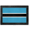 Parche bandera Botsuana