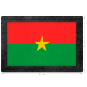 Parche bandera Burkina Faso