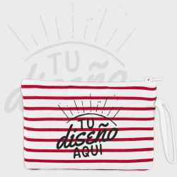 Estuche a rayas personalizado
