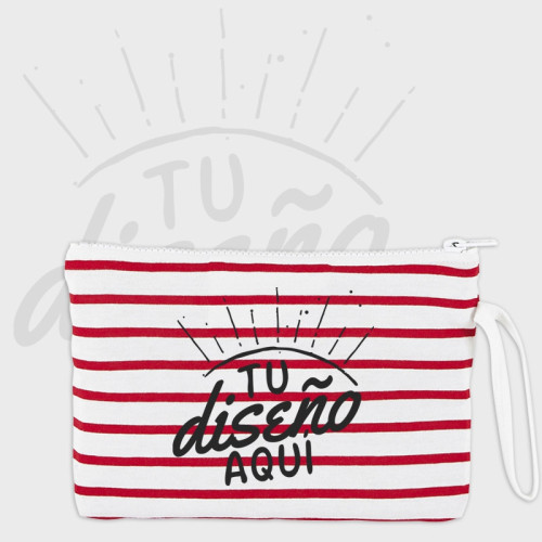 Estuche a rayas personalizado Estuche a rayas personalizado