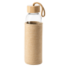 Botella de cristal con funda de yute Stamina SIBU 500 ml