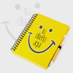 Libreta con boli personalizada