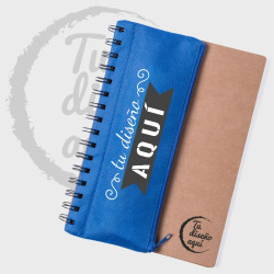 Libreta con estuche personalizada