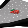 Parche termoadhesivo de brillantes para ropa diseño Manzana 2